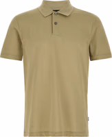 Beige Cotton Polo Shirt 1