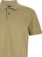 Beige Cotton Polo Shirt 3