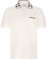 White Organic Cotton Polo Shirt 1