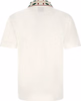White Organic Cotton Polo Shirt 2