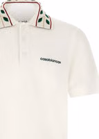 White Organic Cotton Polo Shirt 3