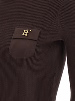 Brown Lycra Cardigan 4