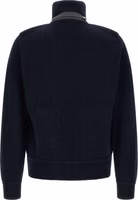 Blue Virgin Wool Full-Length Jacket 2