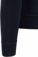 Blue Virgin Wool Full-Length Jacket 4