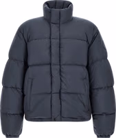 Gray Polyamide Full-Length Jacket 1