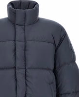 Gray Polyamide Full-Length Jacket 3