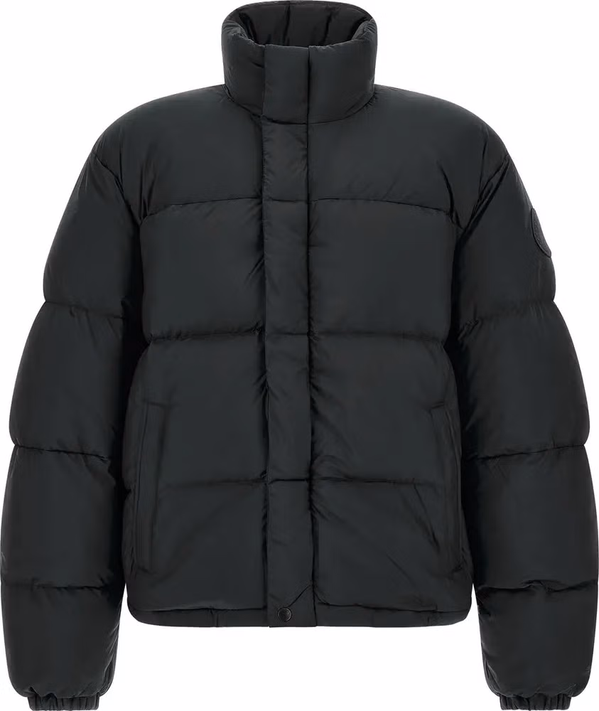 Black Polyamide Full-Length Jacket