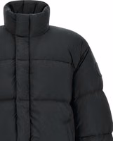 Black Polyamide Full-Length Jacket 3