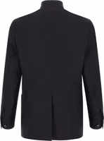 Black Cashmere Full-Length Jacket 2
