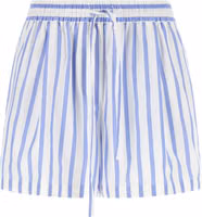 Blue Cotton Bermuda Shorts 1