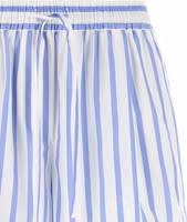 Blue Cotton Bermuda Shorts 3
