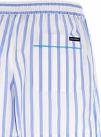 Blue Cotton Bermuda Shorts 4