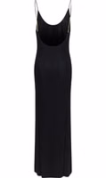 Black Viscose Casual Dress 2