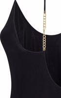 Black Viscose Casual Dress 3