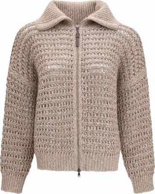 Gray Cashmere Cardigan
