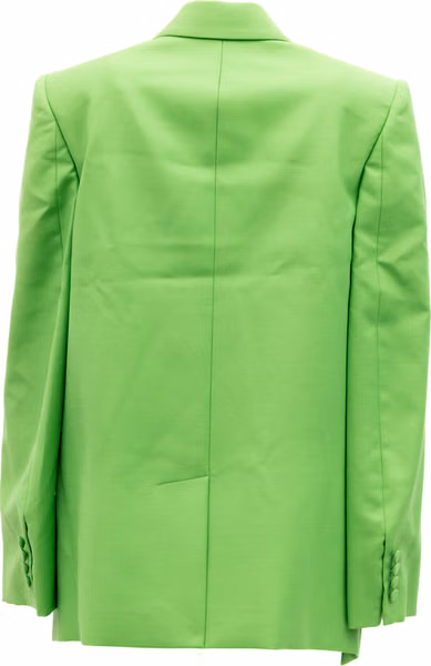 Green Women Wool Blazer