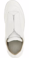 White Calfskin Low Top Sneakers 4