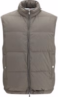 Gray Polyester Sleeveless Jacket 1