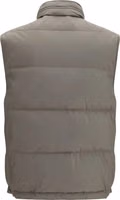 Gray Polyester Sleeveless Jacket 2