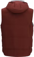 Bordeaux Polyester Sleeveless Jacket 2