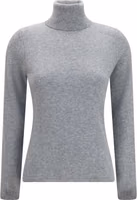 Gray Cashmere Turtleneck 1