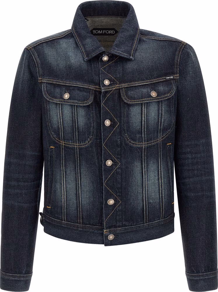 Blue Cotton Denim Jacket