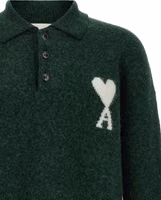Bicolor Alpaca Leather Polo Shirt 3