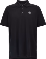 Black Cotton Polo Shirt 1