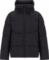 Black Polyamide Full-Length Jacket 1