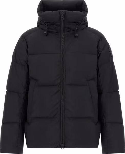 Black Polyamide Full-Length Jacket