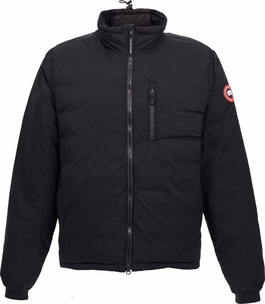 Black Polyester Shell Jacket