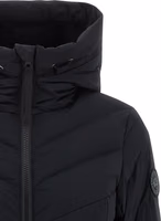 Black Polyamide Full-Length Jacket 3