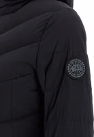 Black Polyamide Full-Length Jacket 4