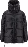 Black Polyamide Full-Length Jacket 1