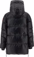 Black Polyamide Full-Length Jacket 2