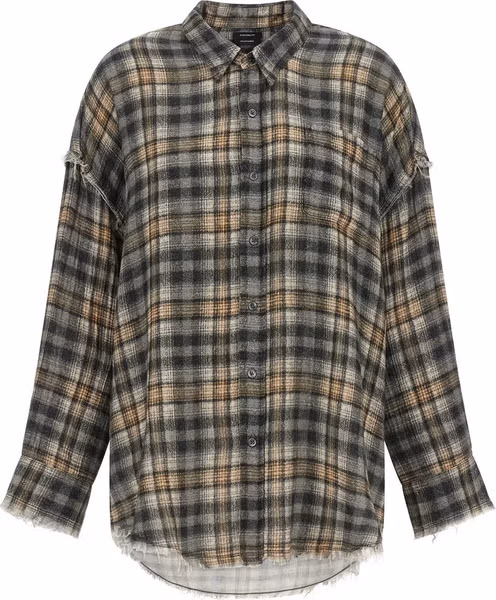 Gray Cotton Blouse