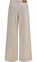 Beige Cotton Casual Pants 2