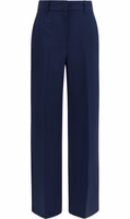 Blue Wool Oves Aries Casual Pants 1