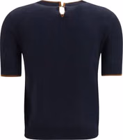 Blue Silk T-Shirt 2