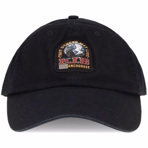 Black Cotton Cap (Baseball Hat)