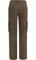 Bicolor Cotton Cargo Pants 2