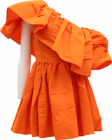 Orange Women Cocktail Dress 3