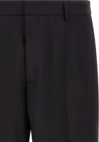 Black Virgin Wool Cropped Pants 3