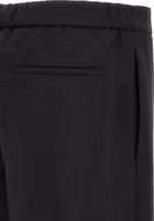 Black Virgin Wool Cropped Pants 4