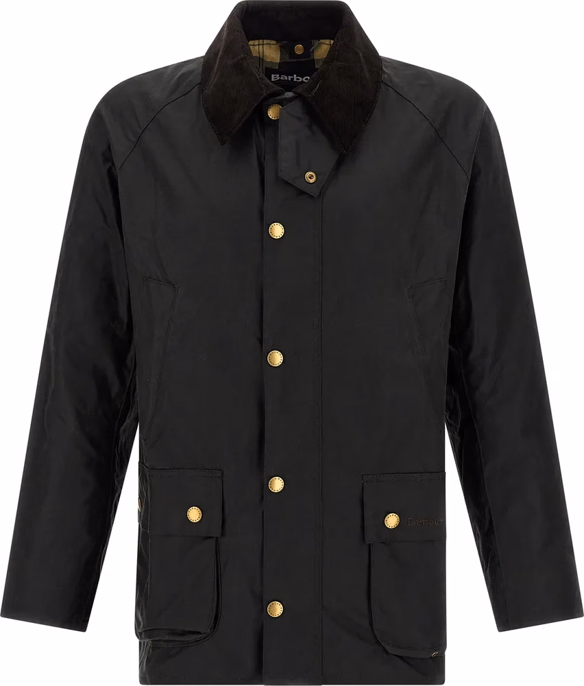 Bicolor Cotton Shell Jacket