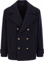 Blue Virgin Wool Coat 1