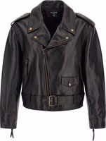 Black Calfskin Leather Jacket 1