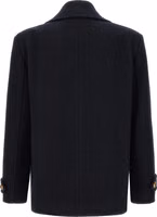 Blue Virgin Wool Coat 2
