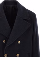 Blue Virgin Wool Coat 3