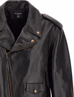 Black Calfskin Leather Jacket 3